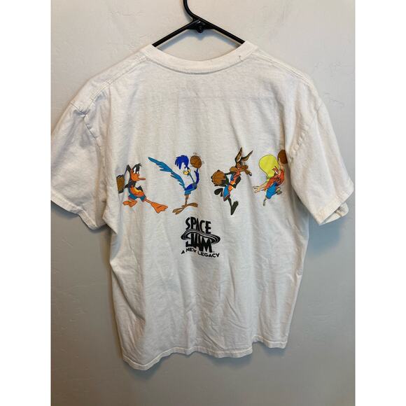 Space Jam Vintage Style Graphic Short Sleeve T-Shirt Unisex Size Medium - Picture 6 of 7